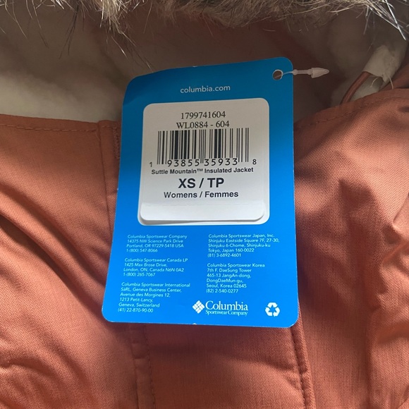 Columbia Suttle Mountain Insulated Snowboard Jacket Nova Pink Women Sz XS NWT - Picture 6 of 13